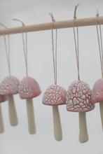 Load image into Gallery viewer, Amanita Mushroom Bell Ornament