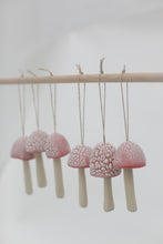 Load image into Gallery viewer, Amanita Mushroom Bell Ornament