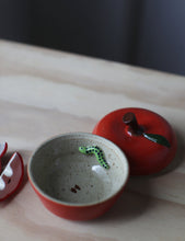 Load image into Gallery viewer, Apple with Caterpillar Jar