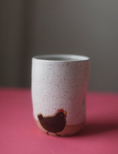 Load image into Gallery viewer, Chicken &amp; Chick Illustrated Pinch Tumbler

