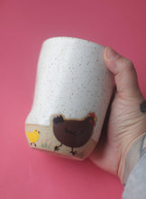 Load image into Gallery viewer, Chicken &amp; Chick Illustrated Pinch Tumbler
