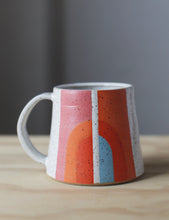 Load image into Gallery viewer, Retro Rainbow Illustrated Mug

