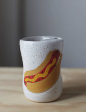 Load image into Gallery viewer, Hotdog Illustrated Travel Mug
