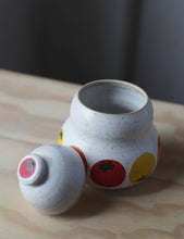 Load image into Gallery viewer, Tomato Illustrated Lidded Jar
