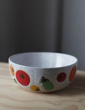Load image into Gallery viewer, Tomato Harvest Illustrated Large Serving Bowl
