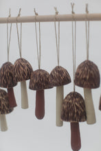 Load image into Gallery viewer, Morel Mushroom Bell Ornament
