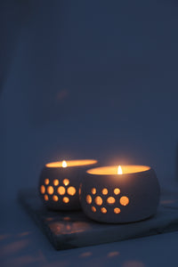 Tea Light Candle Holder - Rounded