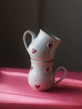 Load image into Gallery viewer, 14oz Speckled Tiny Heart Mug

