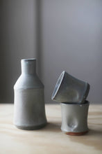 Load image into Gallery viewer, Soda Fired Sake Set - Bottle &amp; 2 cups
