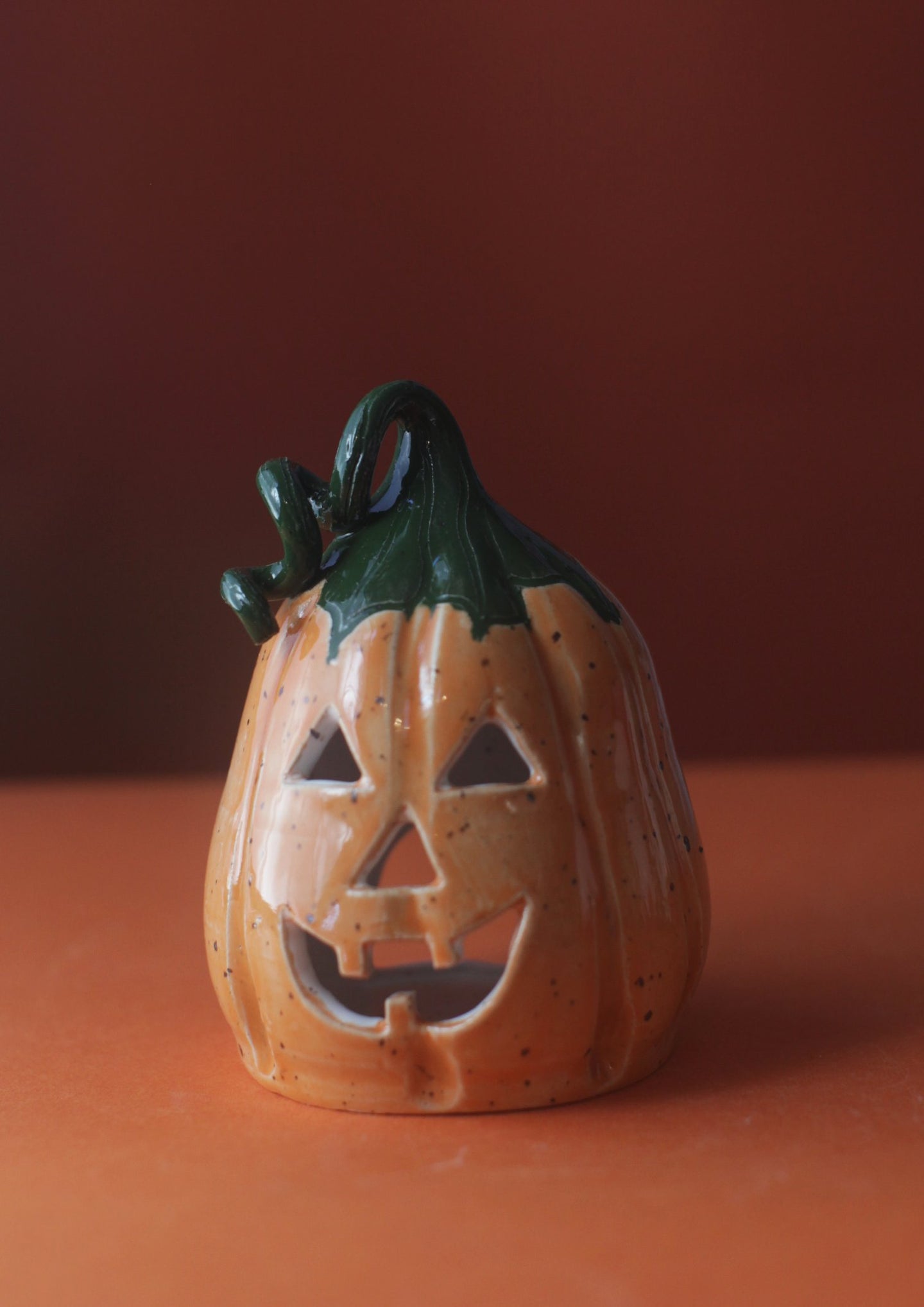 Pumpking Candle Holder