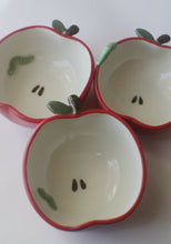 Load image into Gallery viewer, Apple Bowl With Caterpillars
