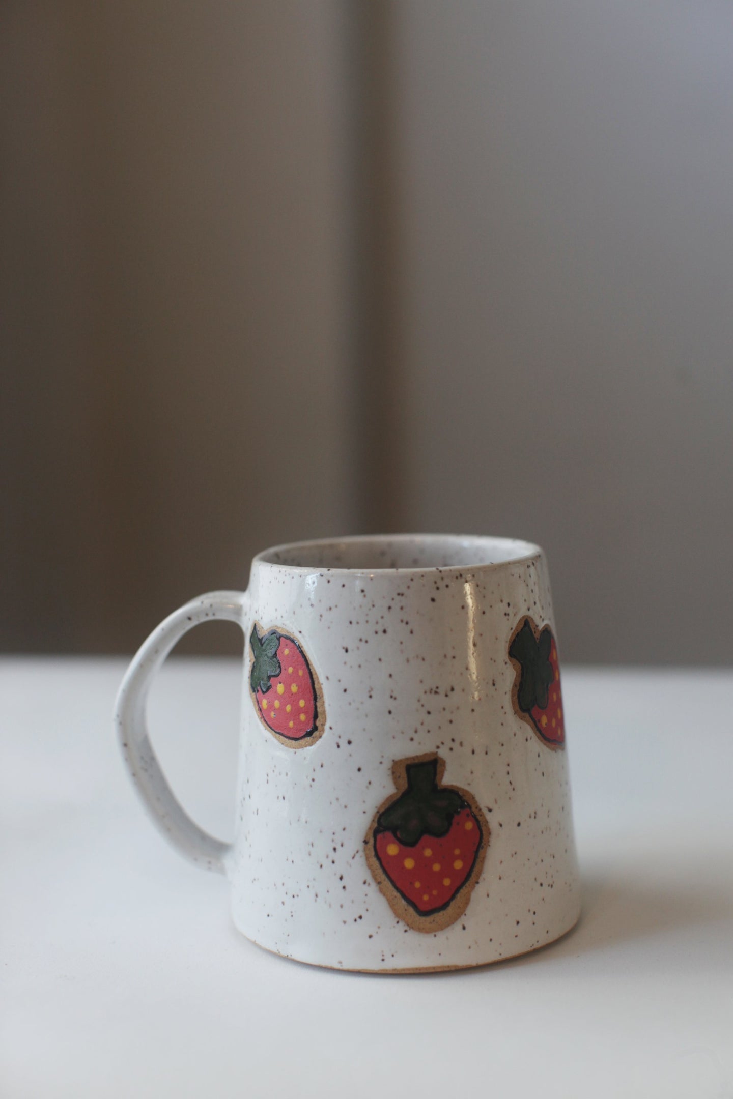 Strawberry Illustrated Mug