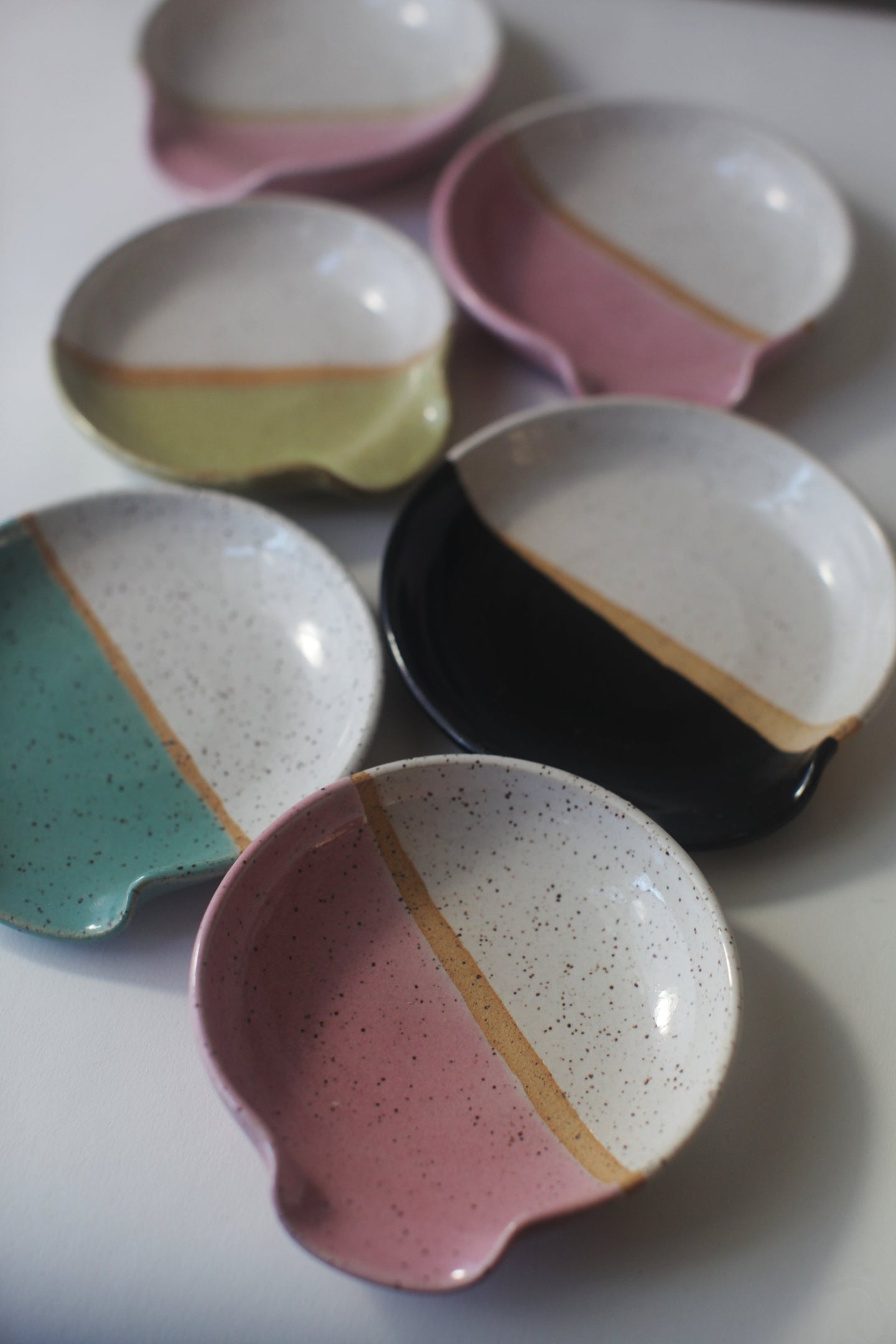 Speckled Stoneware Spoon Rest