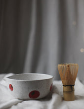 Load image into Gallery viewer, Tomato illustrated Matcha Chawan with Spout
