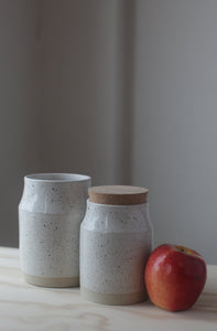 Speckled Stoneware Crocks