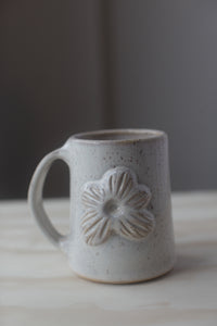 3D Flower Motif Mug