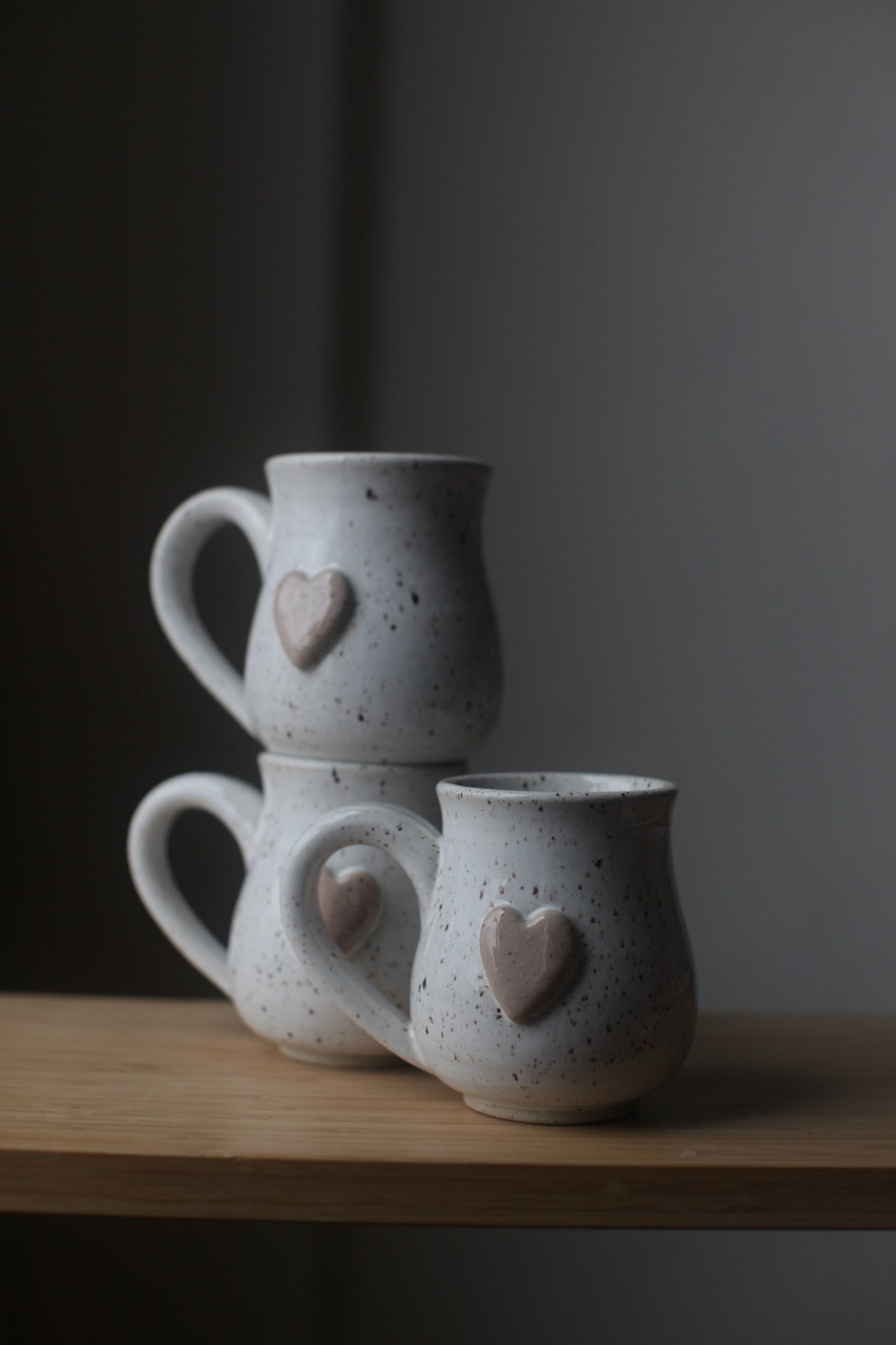 14oz Speckled Heart Mug
